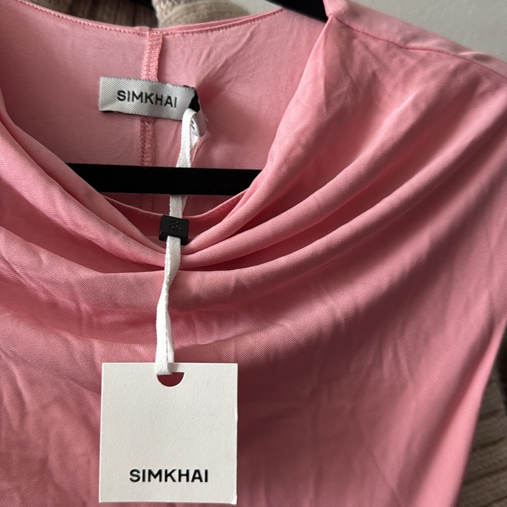 SIMKHAI
Acacia Sleeveless Maxi Dress Elegant Pink Sleeveless Dress - Picture 5 of 12